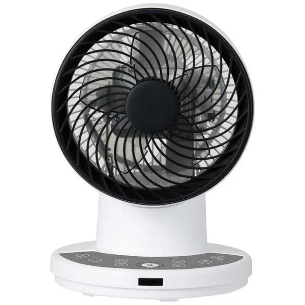 シィーネット　サーキュレーター DCモーター搭載 (省エネタイプ) 自動首振り機能あり 18畳 リモコン付き ホワイト　CCDS313WH