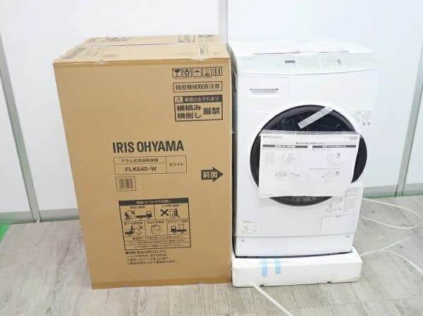 【未使用品】アイリスオーヤマ製 ドラム式洗濯乾燥機 FLK842-W 中古 洗濯機 洗濯乾燥機 ドラム式 8kg 8キロ ドラム洗濯機 中古ドラム式洗濯機 ドラム式洗濯機 乾燥機付き アイリスオーヤマ洗濯機 アイリスオーヤマドラム式洗濯機 中古洗濯機 乾燥洗濯機 アイリスオーヤマ