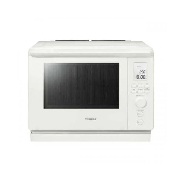 東芝　TOSHIBA  角皿式スチームオーブンレンジ 石窯ドーム 30L ミルキーホワイト ER-D100B-W〈ERD100B-W〉