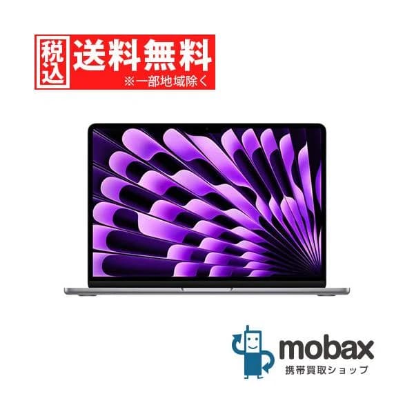 ◆キャンペーン【美品中古】 MacBook Air Liquid Retinaディスプレイ 13.6型/Apple M3チップ/16GB/512GB スペースグレイ MXCR3J/A 2024年版