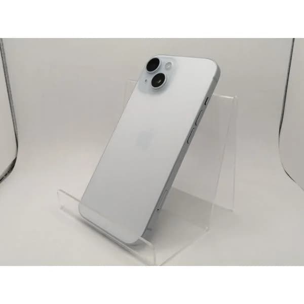 【中古】Apple docomo 【SIMフリー】 iPhone 15 256GB ブルー MTMR3J/A【川崎駅前】保証期間１ヶ月【ランクC】