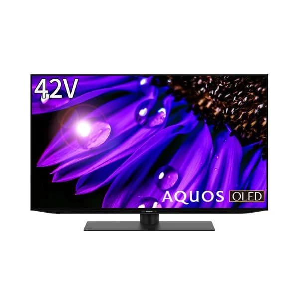 シャープ SHARP 4Kチューナー内蔵 有機ELテレビ 42V型 4T-C42EQ2(宅配サイズ商品)〈4TC42EQ2〉