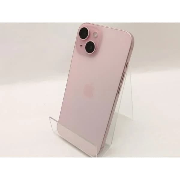 【中古】Apple SoftBank 【SIMフリー】 iPhone 15 128GB ピンク MTMJ3J/A【神保町】保証期間１ヶ月【ランクC】