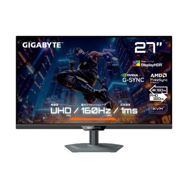 M27UP 27インチ 4K ゲーミングモニター 4K/160Hz FHD/320Hz SS-IPS 1ms