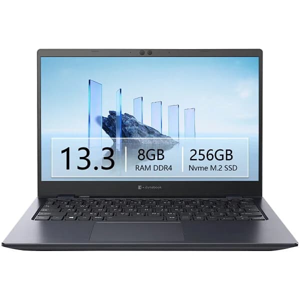 TOSHIBA DynaBook G83 第12世代 Core i5 メモリ8GB SSD256GB Office付き Webカメラ Type-C Windows11 中古パソコン