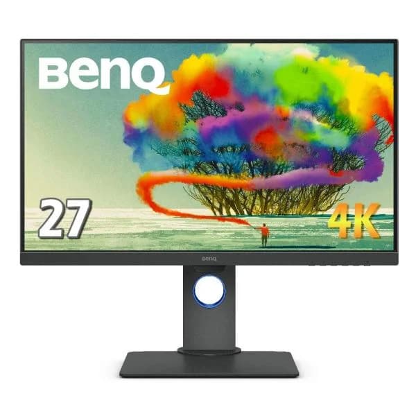 BenQ PD2700U デザイナー向けモニター (27インチ/4K/HDR/IPS/sRGB 100%/Rec.709 100%/KVM機