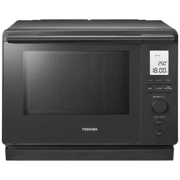 東芝　TOSHIBA　スチームオーブンレンジ 30L フラット 石窯ドーム 角皿式 アッシュグレージュ　ER-D100B-H