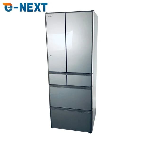 【中古】 【お買い物マラソン 3/20-26★10%OFF&P2倍】 【自社配送エリア内限定】 日立 HITACHI 冷蔵庫 2017年製 6ドア 505L クリスタルシャンパン ファン式 観音開き R-XG5100G(XN) ファミリー 大型 500L以上 送料無料 設置無料 地域限定 埼玉 東京 千葉 神奈川 RANK_A