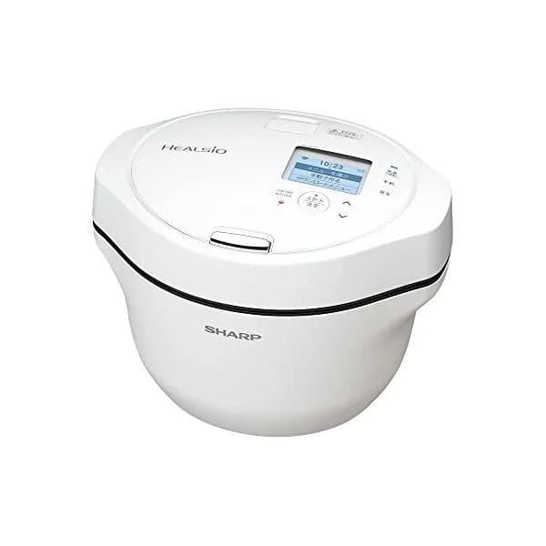 シャープ ヘルシオ ホットクック 電気調理鍋 無水鍋 1.6L 2~4人用 スマホ連携 ホワイト KN-HW16G-W