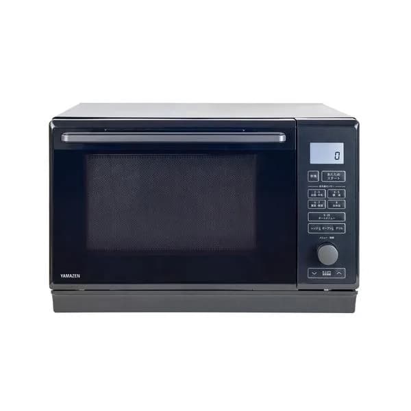 YAMAZEN NERK-F0241TSV 24Lフラットオーブンレンジ 赤外線センサー搭載 縦開き ブラック