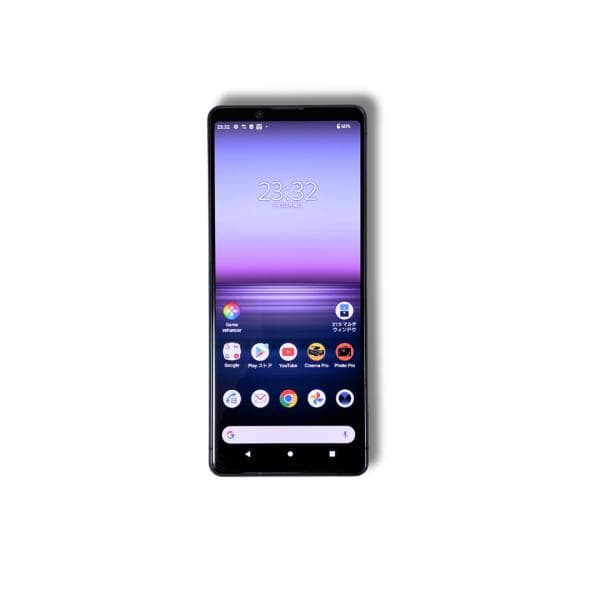 Sony Xperia1II SO-51A パープル 128GB 4K有機EL ZEISSカメラ SIMフリー Android12対応