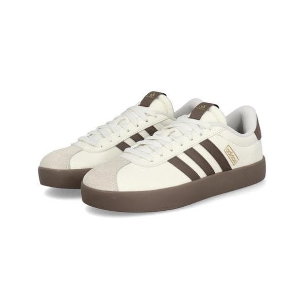 adidas アディダス VL COURT 3.0 W レディーススニーカー VLコート3.0W KI4575 オフホワイト/アースストレータ/ゴールドメタリック