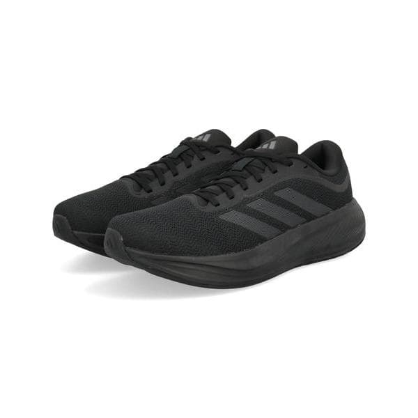adidas アディダス RESPONSE RUNNER 2 軽量 メンズスニーカー ランニングシューズ レスポンスランナー2 KJ1737 コアブラック/コアブラック/グレーファイブ