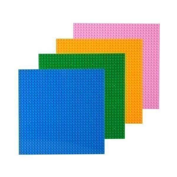 互換品 レゴ ブロック 基礎版 土台 ベースプレート 4色 4枚セット 32×32ポッチ ((S