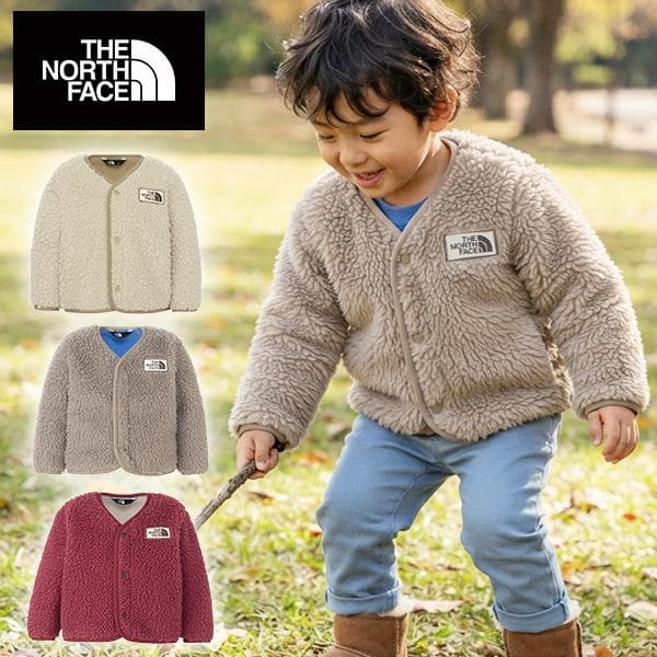 2026秋冬新色 【動画あり】 ノースフェイス カドル フリース カーディガン ベビー キッズ 子供 THE NORTH FACE ボアフリース ジャケット アウター NAB72401