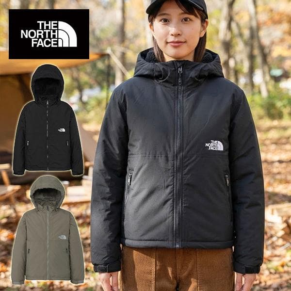 2026秋冬新作 160cm ノースフェイス レディース 毛足の長い 裏フリース ジャケット THE NORTH FACE コンパクト ノマド ジャケット NPJ72551