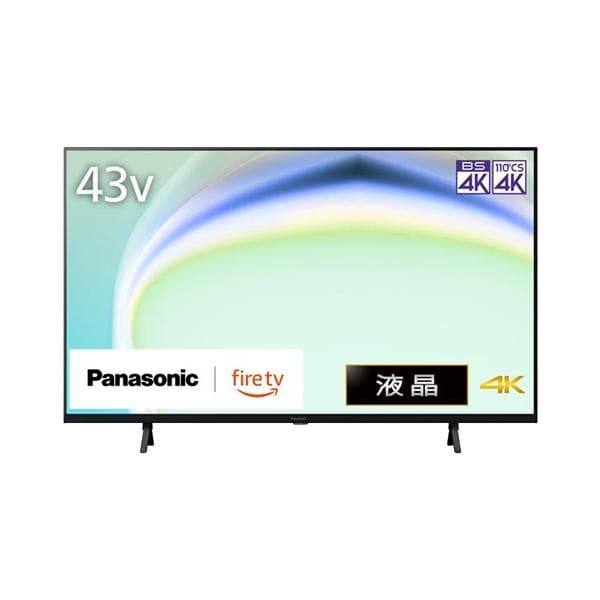 液晶テレビ パナソニック TV-43W80A [43V型 4K液晶テレビ Fire TV搭載]