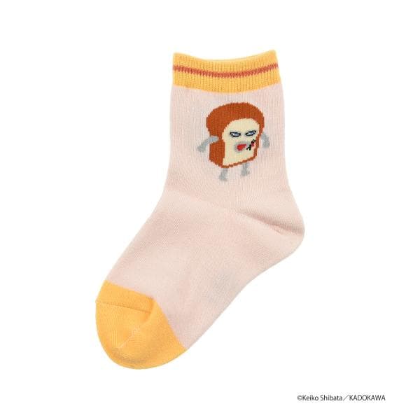 パンどろぼう グッズ 靴下 キッズ 子供 クルー丈 キャラクター 靴下 福助 369-25A2 フクスケ fukuske ふくすけ