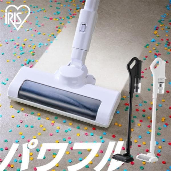掃除機 ハンディクリーナー コードレス サイクロン式 強力吸引 スティック掃除機 スティッククリーナー 充電式 アイリスオーヤマ SCD-185P【HP】