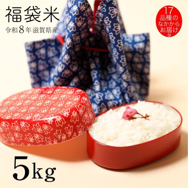 新米 白米 福袋米 5kg 滋賀県産 令和8年 1品種でのお届けとなります 爆買 80