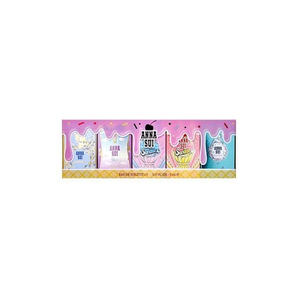 並行輸入品 アナスイ ANNA SUI ミニ香水セット コンパクト ミニチュア コレクション 5ml×5本 ギフトセット（2024） 【ミニ香水】【あすつく】