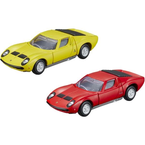 トミカプレミアム 05 ランボルギーニ ミウラ P400S (2台セット) (通常版+発売記念仕様) (タカラトミー ミニカー おもちゃ) (7/18発売)