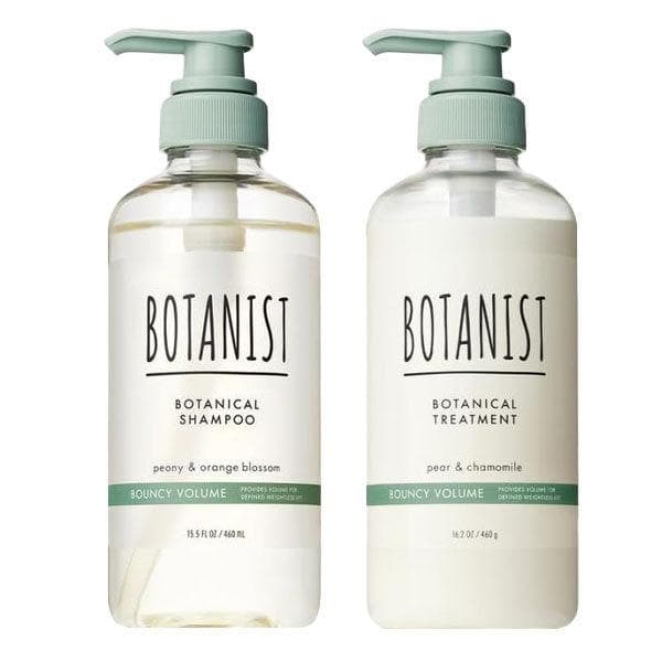 BOTANIST（ボタニスト） ボタニカルシャンプー＋トリートメント バウンシーボリューム シャンプー ボトルセット ツヤツヤ ハリ コシ 各460g I-ne