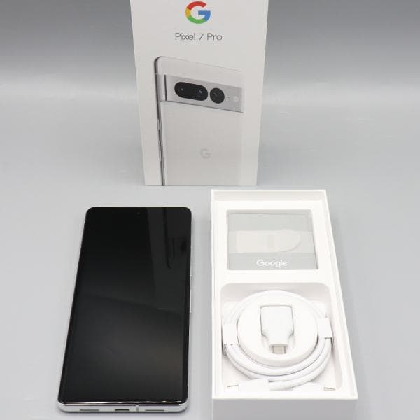 ボーナスストアPlus【美品】 Google Pixel 7 Pro 128GB GA03463-JP スノー アンドロイドスマートフォン スマホ グーグル ピクセル 本体
