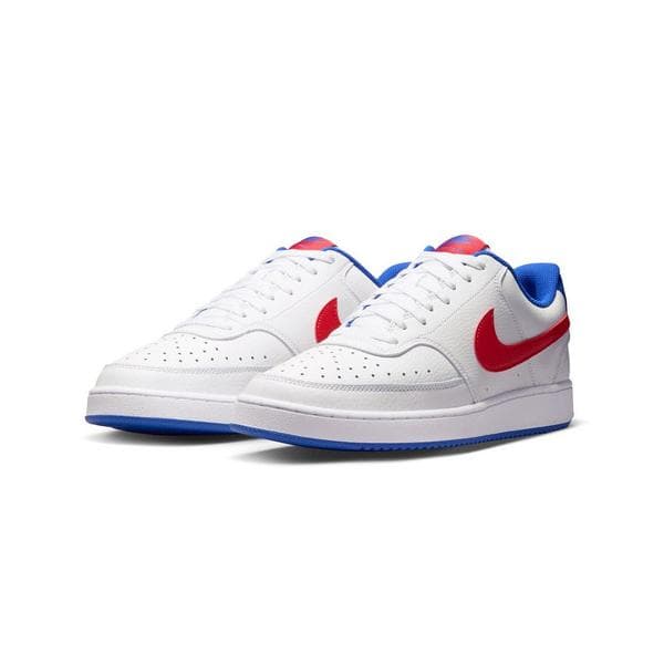 ナイキ（NIKE）（メンズ）スニーカー スポーツシューズ コート ビジョン ホワイト レッド LO DB5945-161