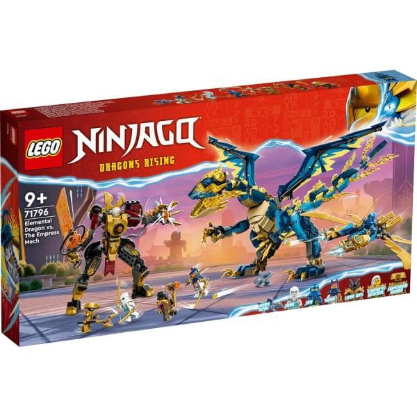 レゴ LEGO ブロック  ニンジャゴー 71796 エレメントドラゴン vs. インペリアルメカスーツ クリスマス プレゼント ジェイ ソラ ゼン
