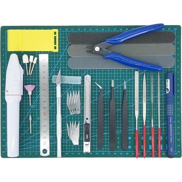 プラモデル工具セット ガンプラ工具 模型工具 プラモ工具 クラフトツール ２３種類(GR)
