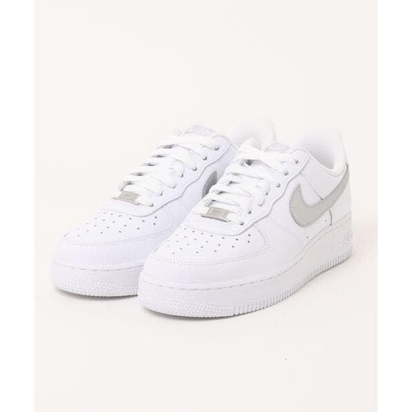 エアフォース1 ナイキ nike スニーカー NIKE ナイキ AIR FORCE 1 '07 エア フォース 1 '07 MFJ4146 134WHITE/M SILV メンズ