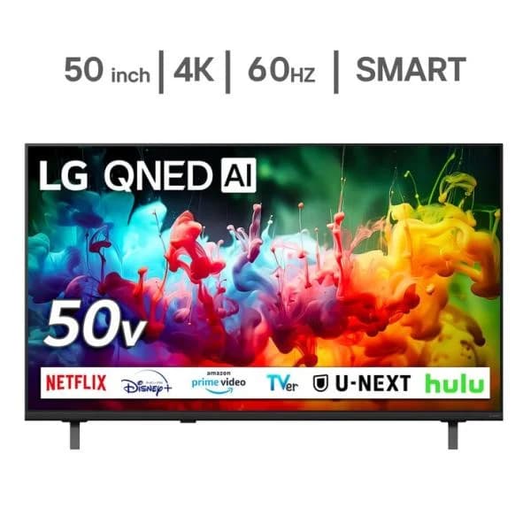 コストコ再販商品 LG 50インチ 4K 液晶テレビ 50QNED70BJA